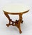 Fine Carved Wood Base Marble Top 31” Diameter Gueridon Center Table Widdicomb For Sale - Image 12 of 18