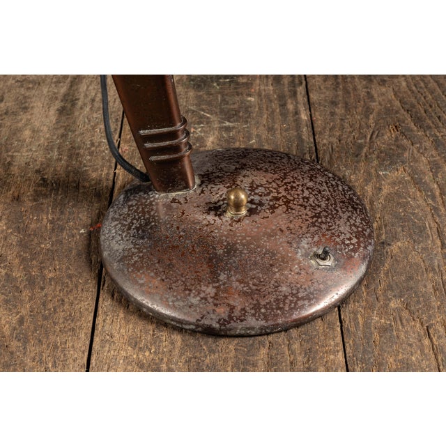 1930s Faries Eye-Saver Cobra Table Lamp For Sale - Image 10 of 11
