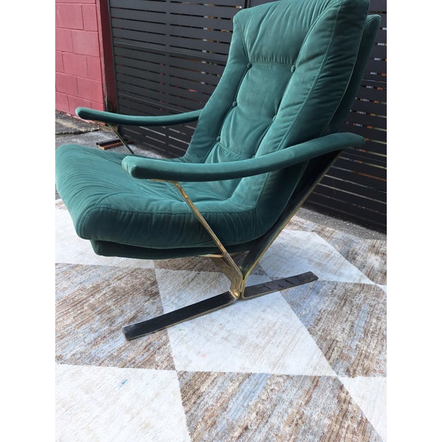1970s In the Style of Milo Baughman MCM Lounge Chair For Sale - Image 9 of 9