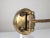 Metal Brass and Wood Wall Sconce with Black Shade, 1950s For Sale - Image 7 of 11
