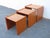 Danish Modern Waterfall Teak Wood Veneer Nesting Side End Tables 3pc Set 6650 For Sale - Image 14 of 15