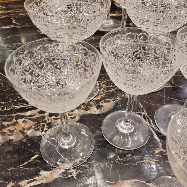 Crystal Rohan Glasses from Baccarat, France, 1930s, Set of 41 For Sale - Image 13 of 18