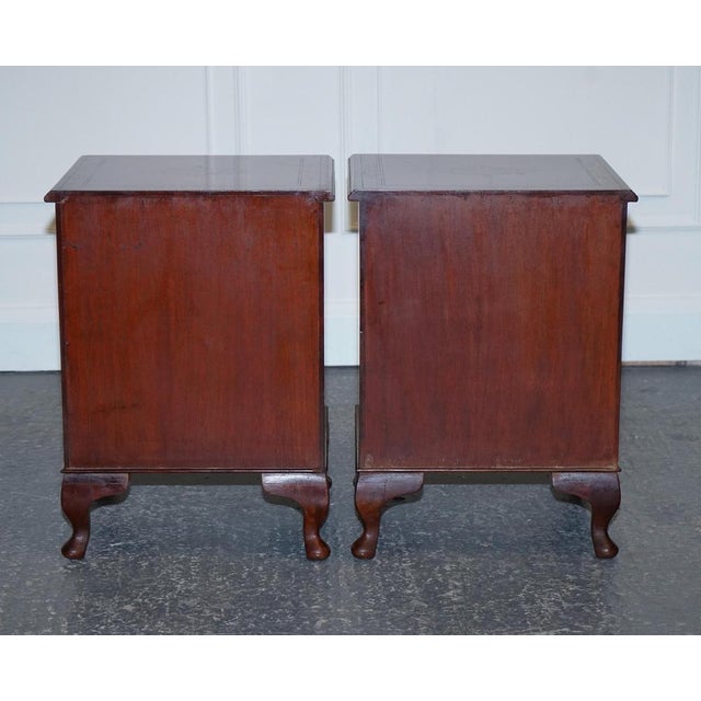 Anglo Indian Nightstands with Brass Inliad For Sale - Image 14 of 16