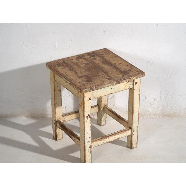 Wood Vintage Side Tables, 1920, Set of 2 For Sale - Image 7 of 15