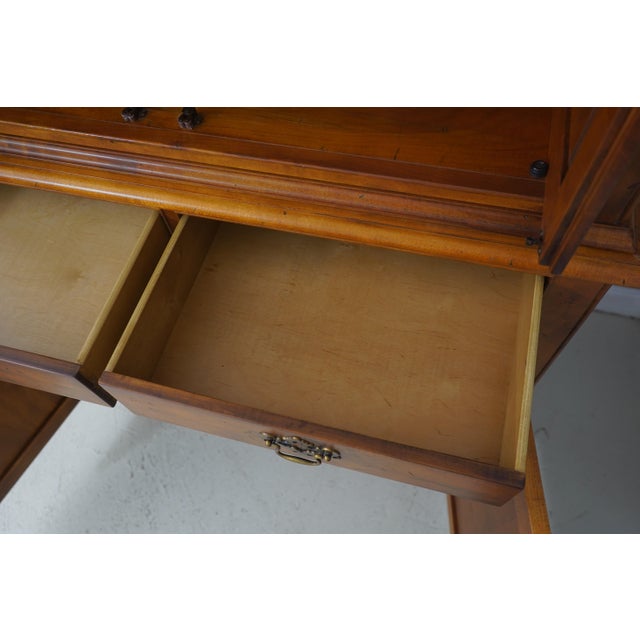 Century Large Country Distressed Finish Tv Armoire For Sale In Philadelphia - Image 6 of 18