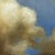 Contemporary Contemporary " Cobalt Blue Sky" Oil Painting in Vintage Painted Frame For Sale - Image 3 of 6