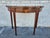 Exquisite 1920 English Sheraton Mahogany Inlaid Console Game Table by Charak G. Fox - A True Masterpiece! Presenting an...