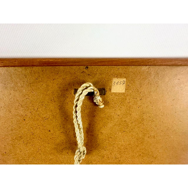 Mid-Century German Wall Mirror in Teak, 1970s For Sale - Image 10 of 12