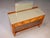 Brown Large Vintage Dressing Table Set in Burl Veneer, 1940s, Set of 3 For Sale - Image 8 of 13