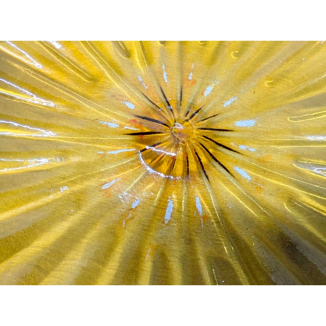 Vintage Murano Ombre Art Glass Centerpiece Bowl For Sale In Los Angeles - Image 6 of 6