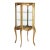 Antique French Louis XIV Giltwood Curved Glass Vitrine C1890 For Sale