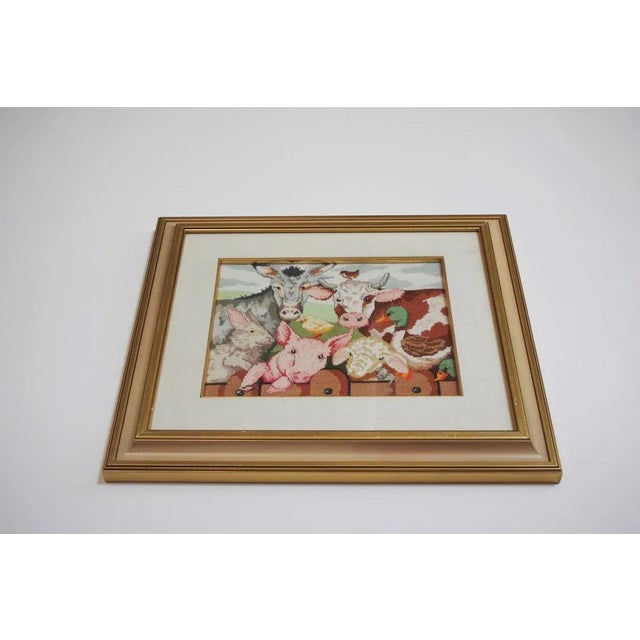 Crocheted Paintings, 1990s, Set of 3 For Sale - Image 17 of 18