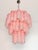 Large Pink Murano Glass 3-Tier Tube Chandelier, 1990s For Sale - Image 4 of 18