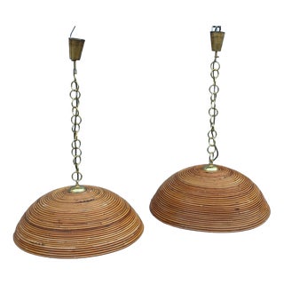 Round Marrow Pendants, Italy, 1970s, Set of 2 For Sale