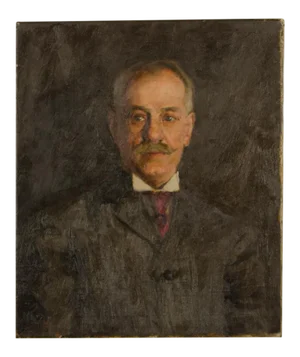 Mid 20th Century "Portrait of a Man" Oil Painting