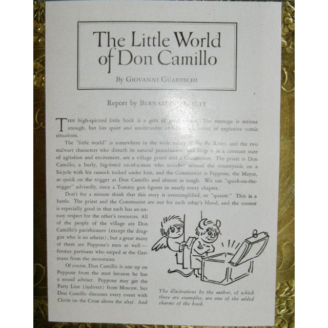 1950s 1950s The Little World of Don Camillo by Giovanni Guarreschi, Translated From the Italian by Una Vincenzo Troubridge For Sale - Image 5 of 13