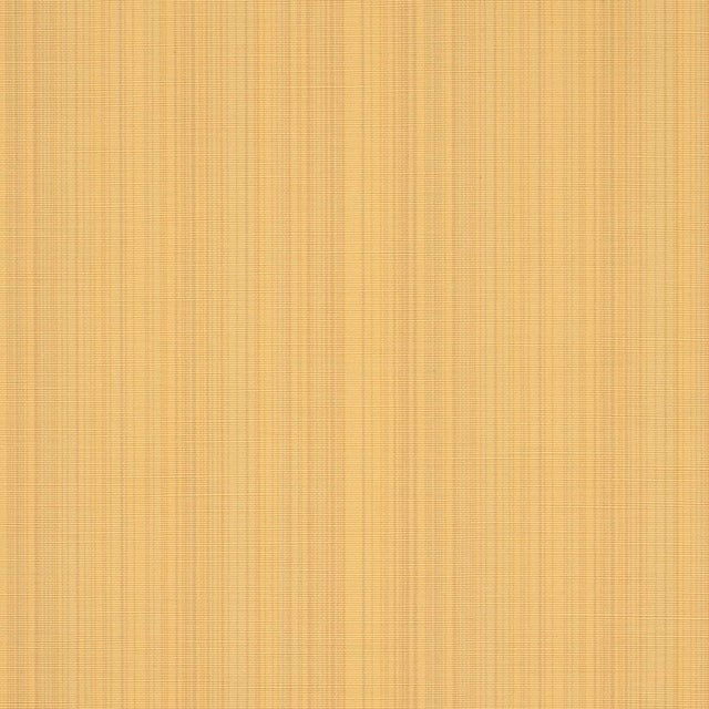 Schumacher SAMPLE - Schumacher X Mark D. Sikes Gracie Solid Strie Fabric In Yellow For Sale - Image 4 of 5