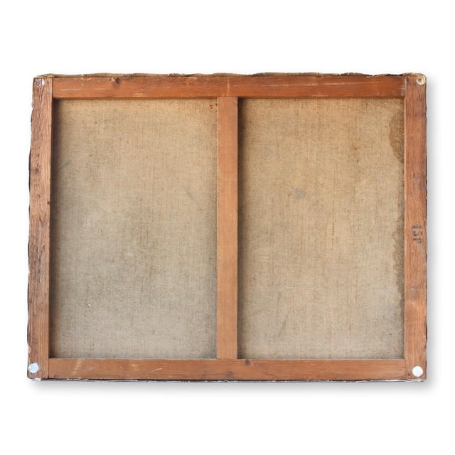 French Provincial Midcentury French Floral Still Life Painting For Sale - Image 3 of 3