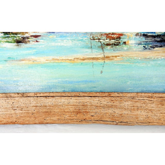 Florida Keys "Channel Cut" Oil Painting by Jo Hipler, Framed For Sale - Image 9 of 12