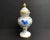 Blue Vintage Porcelain Vase Miniature with Lid, France, 1960s For Sale - Image 8 of 8