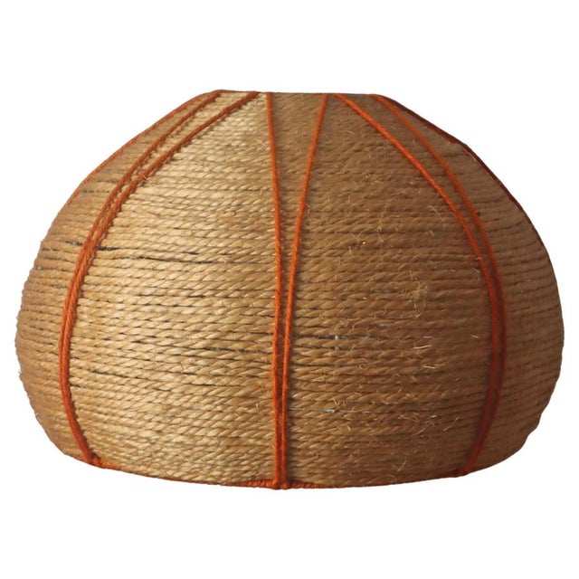 Hand-Crafted Sisal Lamp, 1970s For Sale - Image 12 of 12