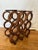 Mid-Century Modern Mid-Century Modern Kustom Kraft Walnut 9-Bottle Wine Rack, Usa 1960s For Sale - Image 3 of 9