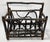 Vintage Adirondack Style Twig Magazine Rack For Sale - Image 4 of 10
