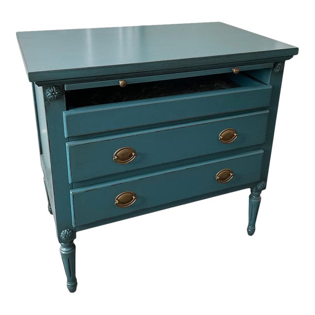Ballard Designs Aqua Nightstand Chairish