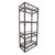 Wood Vintage Rattan Bamboo Etagere With Glass Shelves, Coastal Palm Beach Regency, 74" For Sale - Image 7 of 13