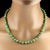 Traditional 20-Inch Natural Green Imperial Stone Necklace For Sale - Image 3 of 10