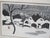 Japanese Kiyoshi Saito Japanese Black & White Signed Woodblock Print Aizu in Winter Snow For Sale - Image 3 of 5