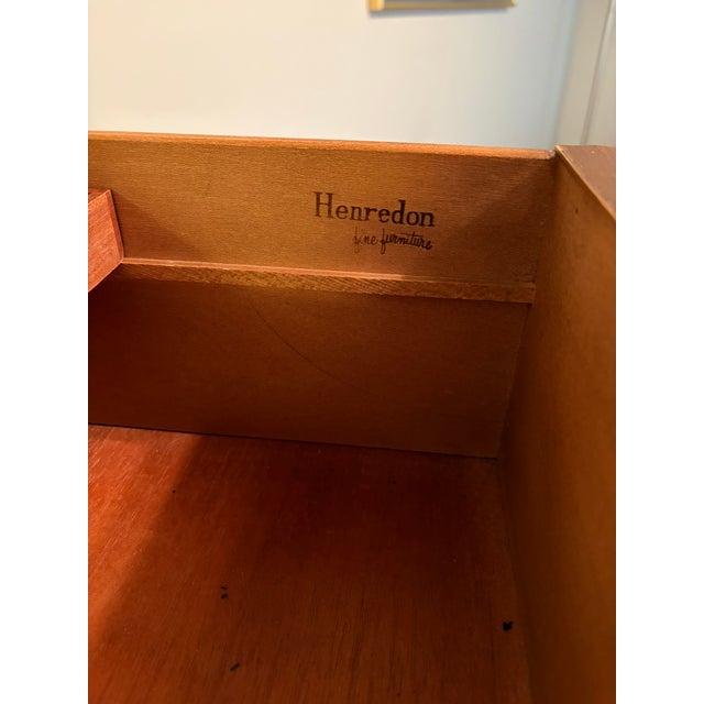 Vintage Henredon Heritage Walnut Italian Provincial - Highboy 5-Drawer (5300 Series) For Sale In Chicago - Image 6 of 7