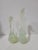 Vintage Pair of Opaline Glass Swan or Duck figures by Archimede Seguso. Part of the "Alabastro" Series glass figures he...