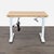 Fully Jarvis 36” Adjustable Height Standing Desk With Bamboo Top and White Frame For Sale In San Francisco - Image 6 of 9