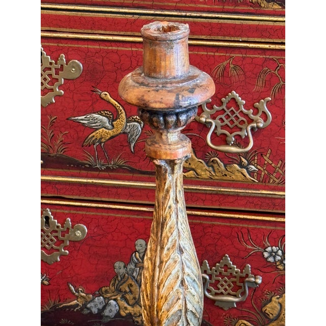 19th Century Silver Gilt Candlesticks For Sale - Image 14 of 16