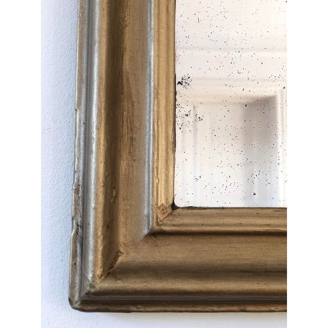 French Antique French Louis Philippe Full Length Mirror – Gold, Late 19th Century For Sale - Image 3 of 9