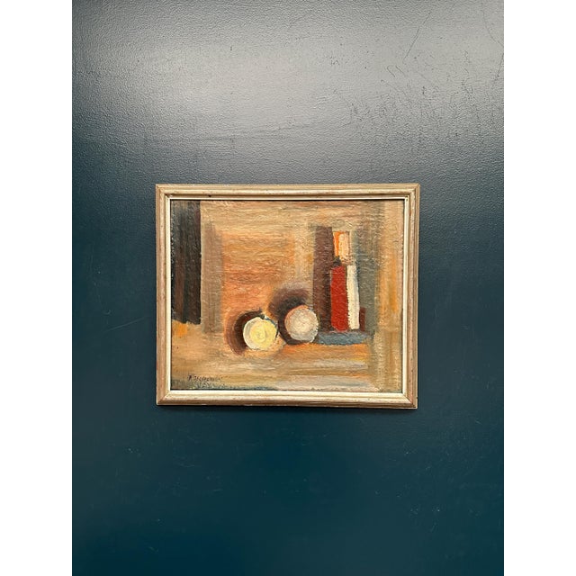 Bengt Delefors, Still Life, 1960s, Oil Painting on Canvas, Framed For Sale - Image 10 of 13