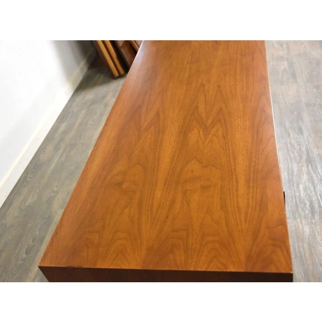 Mid Century Modern Walnut Dresser Credenza For Sale In Boston - Image 6 of 10