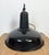 Industrial French Dark Grey Enamel Factory Pendant Lamp, 1960s For Sale - Image 9 of 17