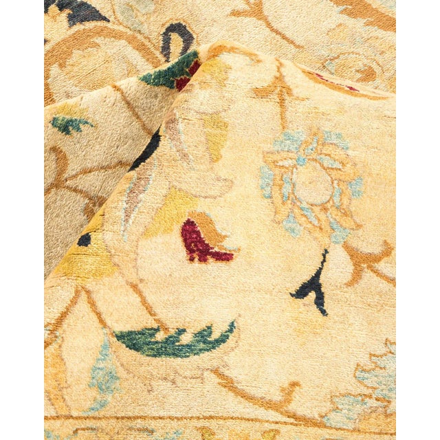 Textile Vintage Moroccan Hand Knotted Wool Area Rug, Sand - 7'10" X 10'3" For Sale - Image 7 of 9