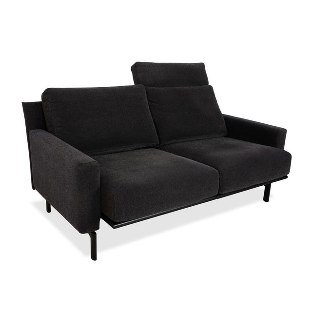 Grey Fabric Ala Two-Seater Sofa with Manual Function from COR For Sale - Image 4 of 18