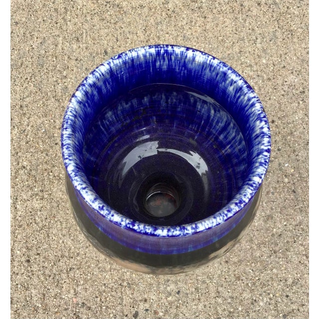 Blue Mid 20th Century Ruukkupaja Turku Pottery Made in Finland For Sale - Image 8 of 12