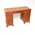 Art Deco Figured Walnut Leather Top Desk, 1930 For Sale - Image 11 of 11