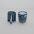 Whimsical Pair of Rustic Studio Pottery Coffee Mugs, by Artist d.o.n. For Sale - Image 4 of 11