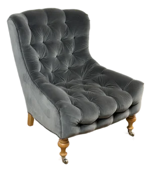 Lee Industries for Serena and Lily Bruno Velvet Tufted Chair