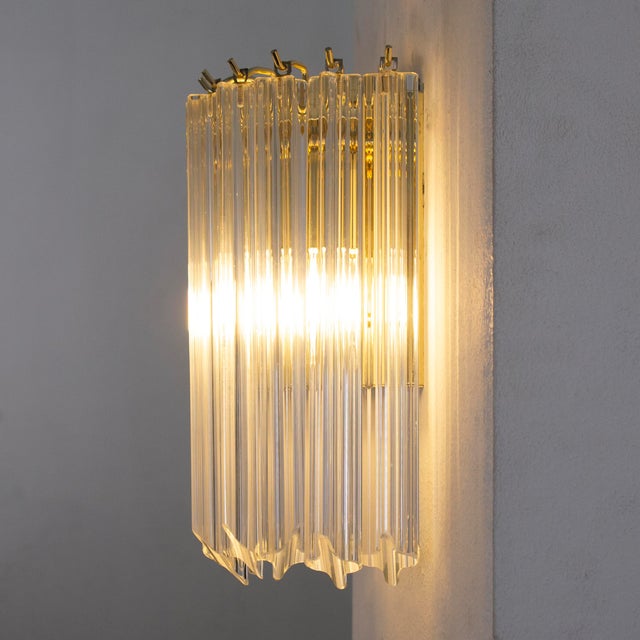 Wall Lamps in Murano Glass, 1990s, Set of 2 For Sale - Image 9 of 13