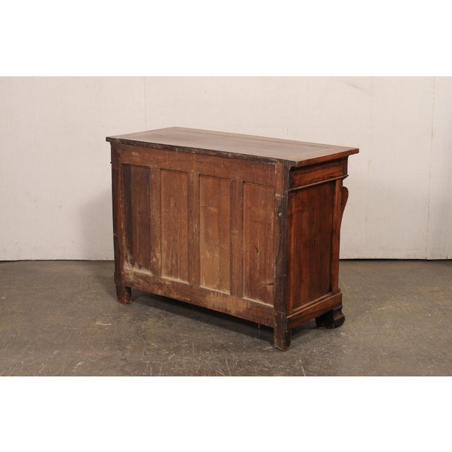 19th Century Italian Empire Medium Wood Chest of Drawers For Sale - Image 9 of 12
