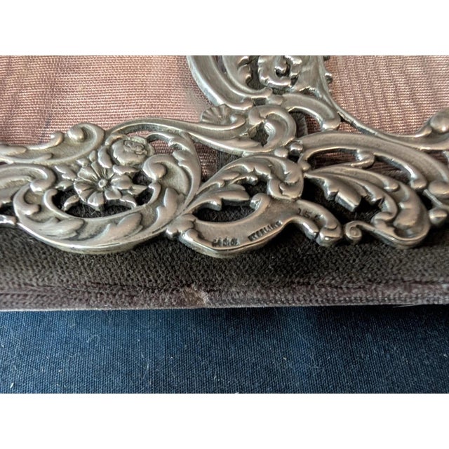 Early 20th Century Vintage Sterling silver double frame For Sale - Image 5 of 5