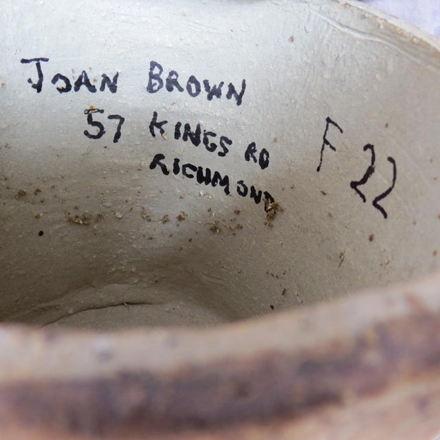 Large Japanese Pottery Sculpture from Joan Brown, 1970s For Sale - Image 6 of 11