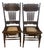 Carved Lion Antique Victorian Spindle Caned Chairs For Sale